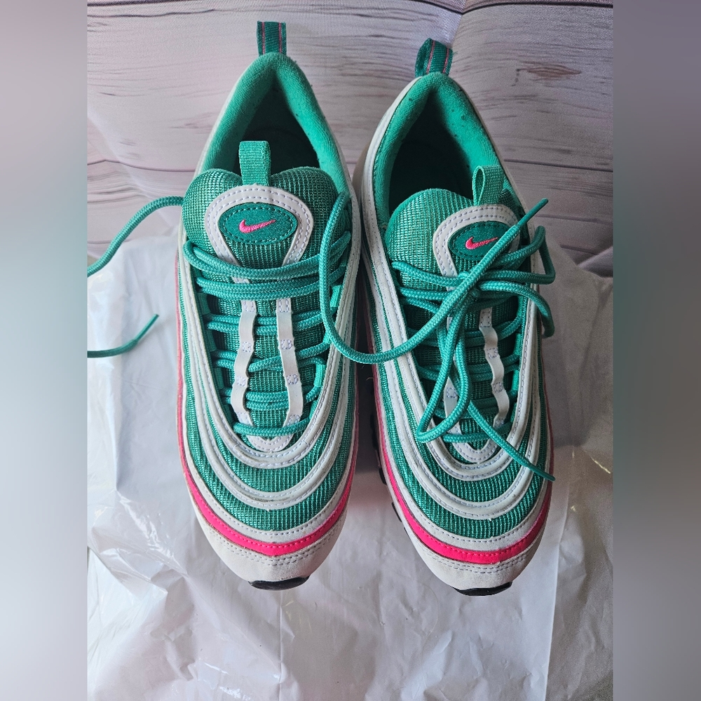 Women's Nike Air Max 97 South Beach Miami Size 7Y, 8.5 Women